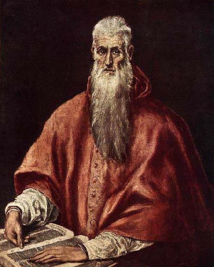 El Greco St Jerome as Cardinal France oil painting art